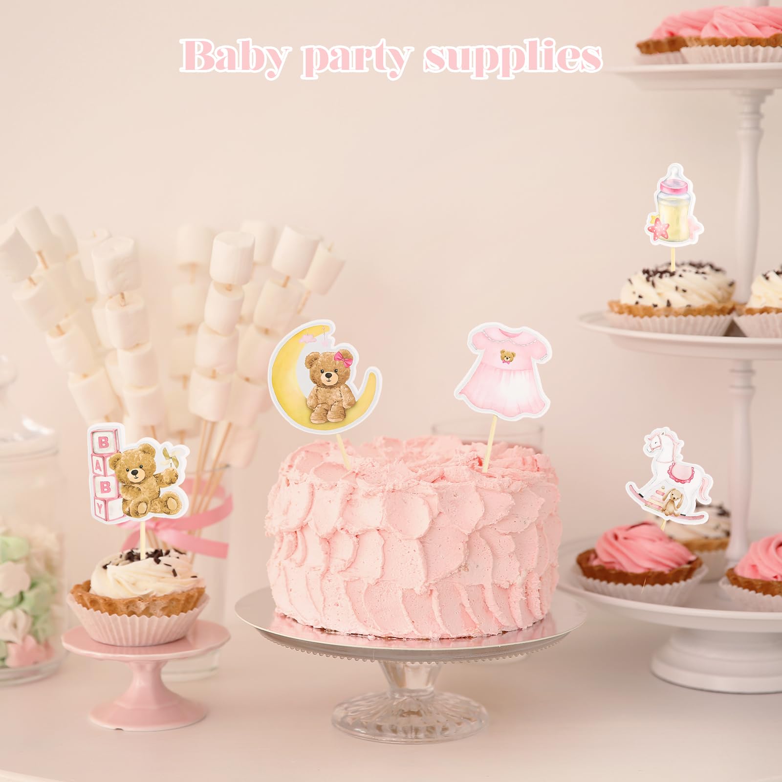 Wolpark cupcake topper for fruits and desserts adds charm