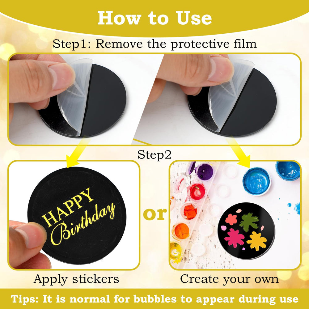 Wolpark blank toppers with a smooth, waterproof surface for reuse