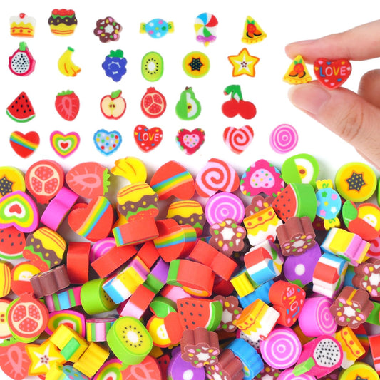 Wolpark Food Heart Mini Eraser cake design for classroom rewards