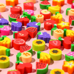 Wolpark Food Heart Mini Eraser heart design for playful desk accessories