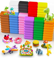 Wolwefa air dry clay – vibrant color pack for arts, crafts, and imaginative play.