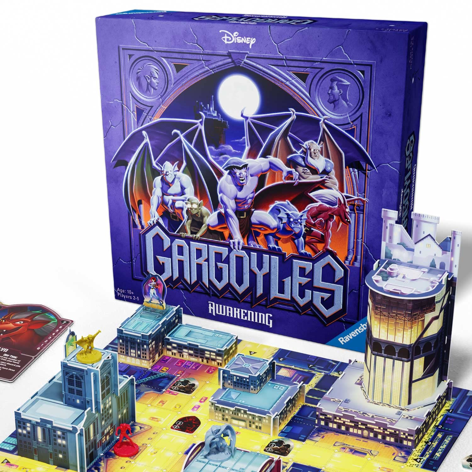 Wonder Forge Disney Gargoyles Awakening Goliath miniature ready for cooperative battles in Manhattan