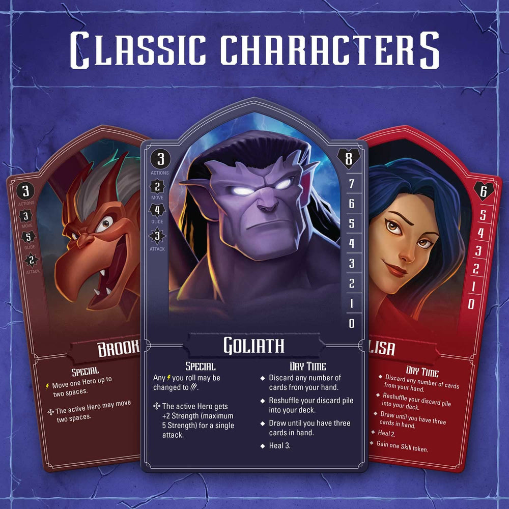 Wonder Forge Disney Gargoyles Awakening Lexington miniature supports quick engagements and moves