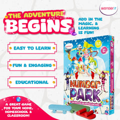WONDER IT Number Park flash cards for quick addition and subtraction practice