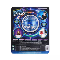 Wonder Sphere Magic Hover Ball blue performs a 180-degree boomerang trick with smooth recovery