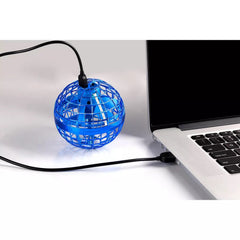 Wonder Sphere Magic Hover Ball blue charges quickly for extended play sessions