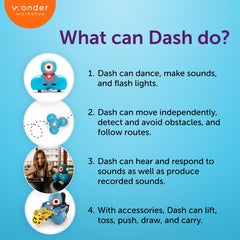 Wonder Workshop Dash with enhanced memory and longer battery life.