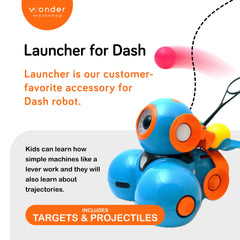 Wonder Workshop Launcher Dash bricks compatibility enables creative target design