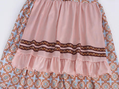 WonderBabe Prairie Dress apron lace detail enhances authentic colonial charm