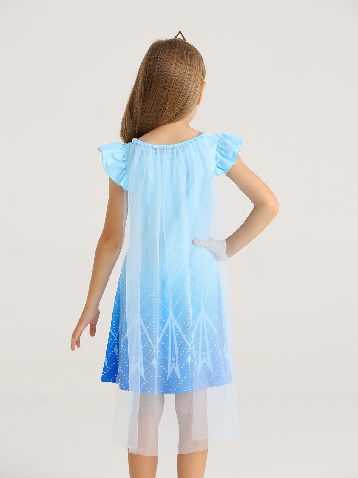 WonderBabe Princess Dress soft milk-silk fabric, breathable and skin-friendly