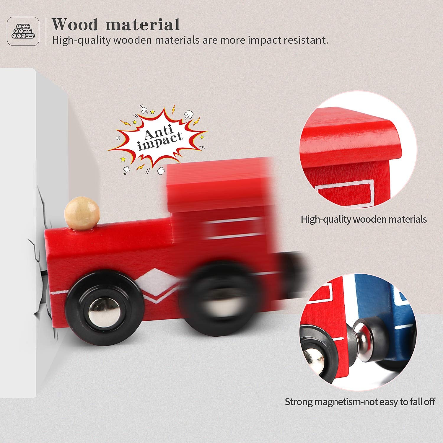 Wondertoys compatible with major-brand tracks to expand play options