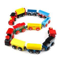 Wondertoys includes three engines to start exciting, fast-moving train play