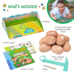 WONDERY KIDS Eight-page guide with dinosaur facts for curious paleontologists.