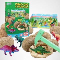 WONDERY KIDS Prehistoric plant stickers add realistic timeline diorama details.