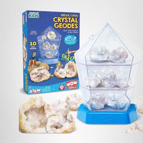 Wondery Kids Wow in the World eight-page guide with crystal formation facts.