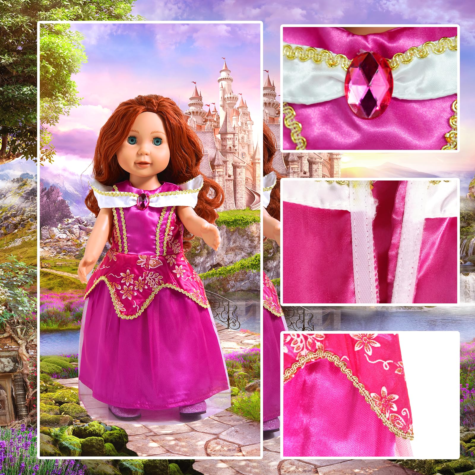 WONDOLL reinforced stitching provides durability during hugs and adventures