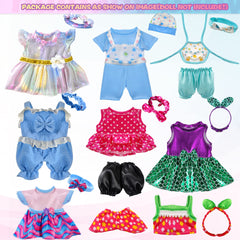 WONDOLL doll clothes hat and hairbands set enhances complete outfits and styling