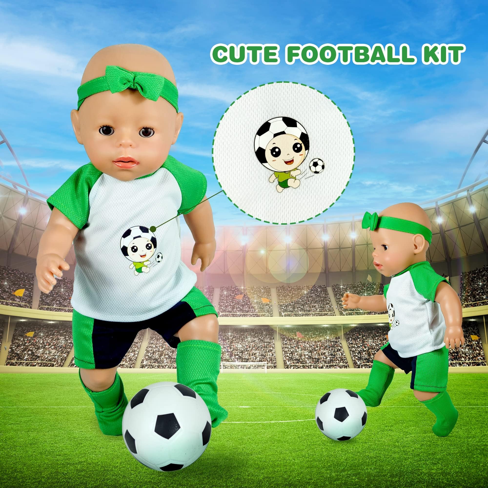 WONDOLL headbands and accessories add colorful accents to dolls' outfits