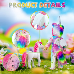 WONDOLL pink headband with unicorn motif, completes the look for 18-inch dolls.
