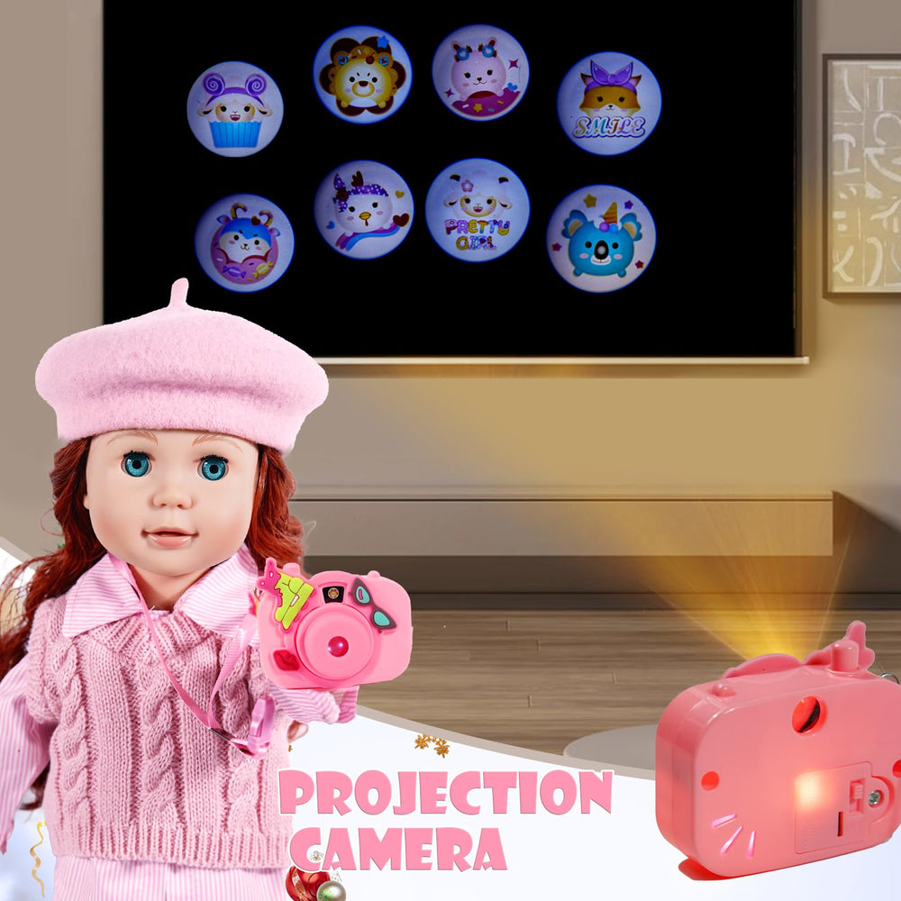 WONDOLL pink skirt complements 18-inch doll wardrobe.