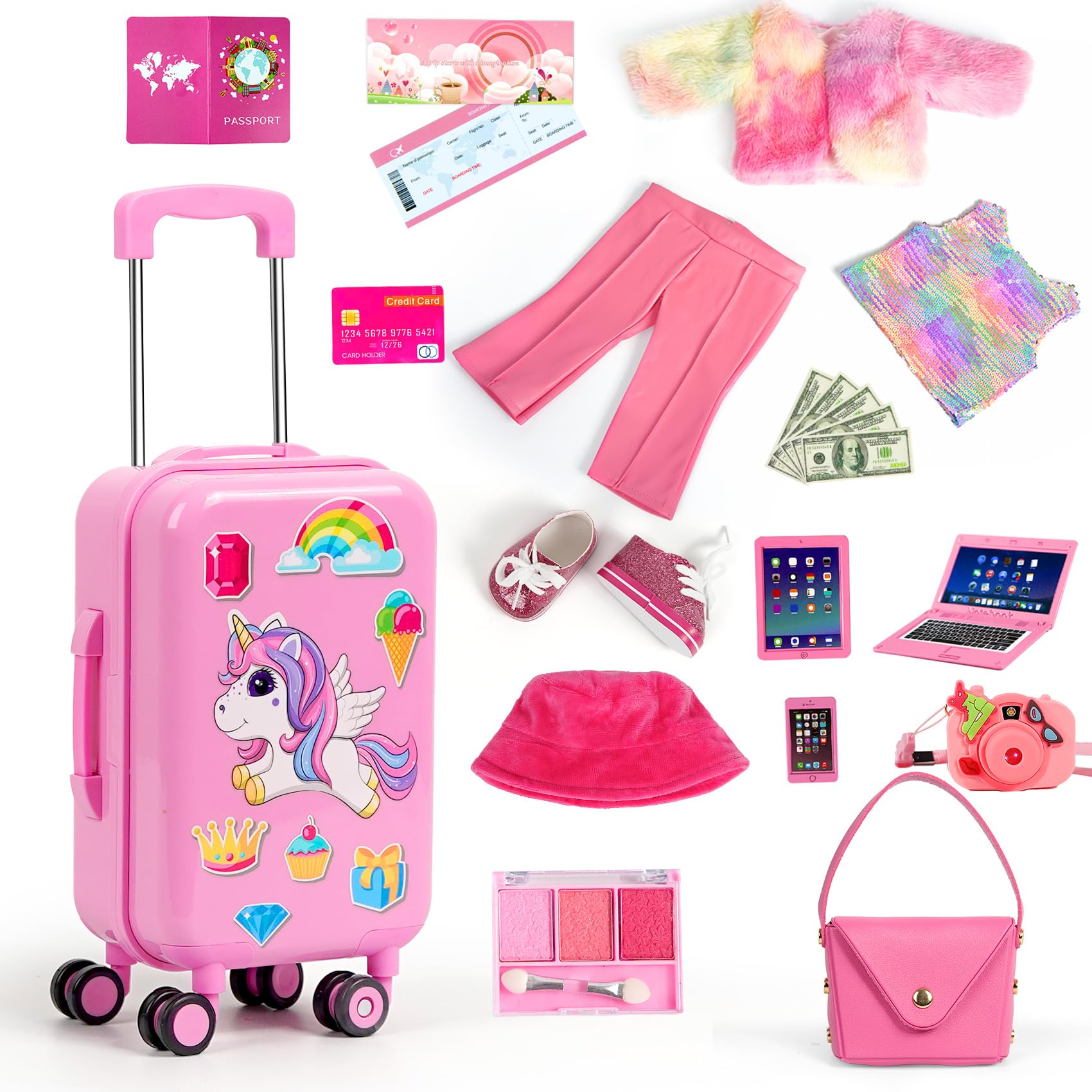 WONDOLL projection camera toy with viewfinder for interactive slideshow pretend play