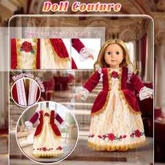WONDOLL Rapunzel-inspired lavender dress for creative adventures.
