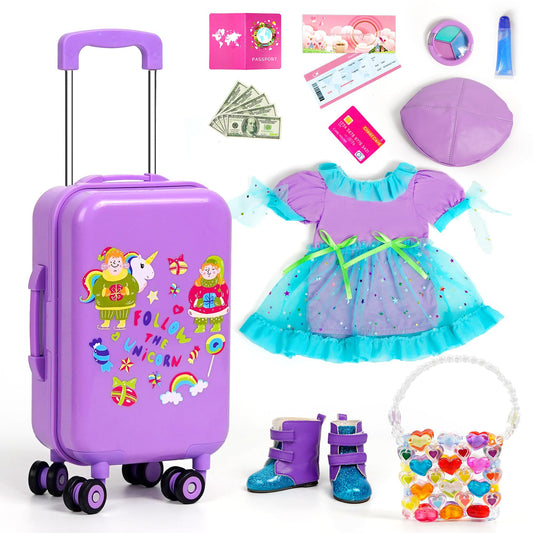 WONDOLL pink dress for 18-inch dolls perfect for stylish play