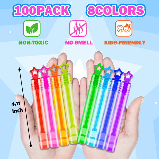 Wondrus neon-colored bubble wands create vivid bursts for kids.