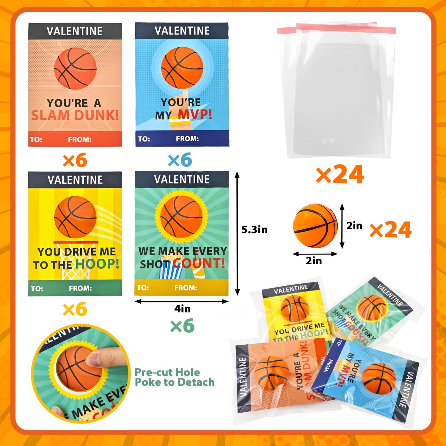 Wondrus mini foam basketballs 2in for safe, tactile fun