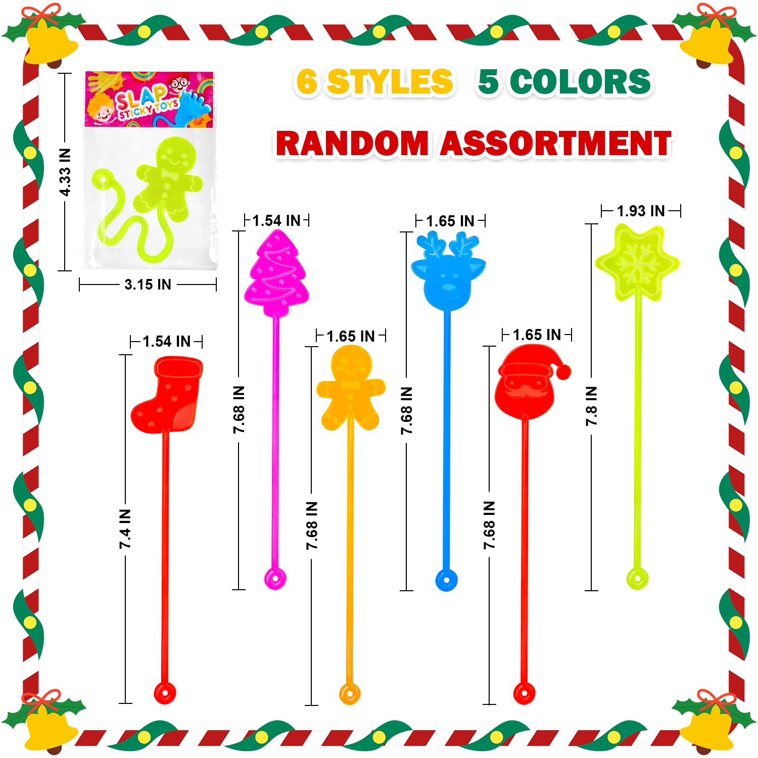 Wondrus sticky hands gingerbread design for classroom rewards and gifts