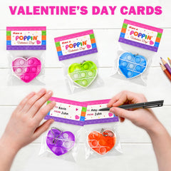 Wondrus valentines exchange cards designed for writing names in class