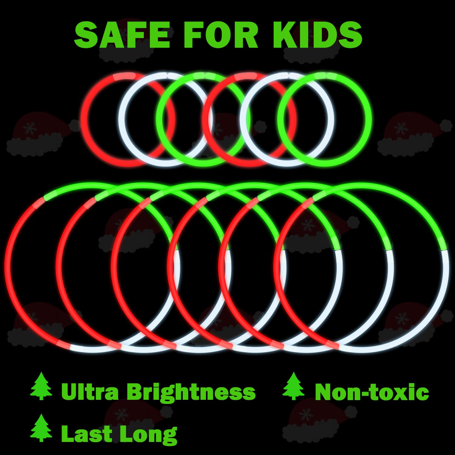 Wondrus waterproof, non-toxic materials ensure safe, leak-proof glow fun