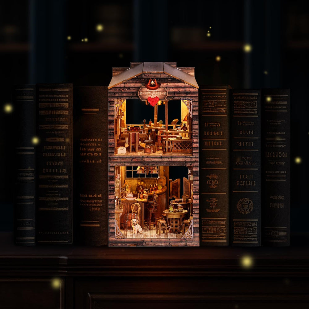 Wondyland Book Nook LED-lit display enhances ambience for evenings or gifting