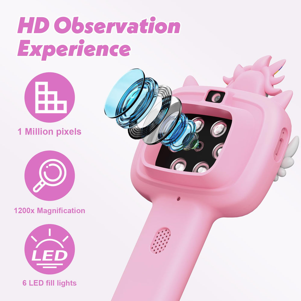 Wonovate LED illumination aids bright, detailed viewing in dim conditions.