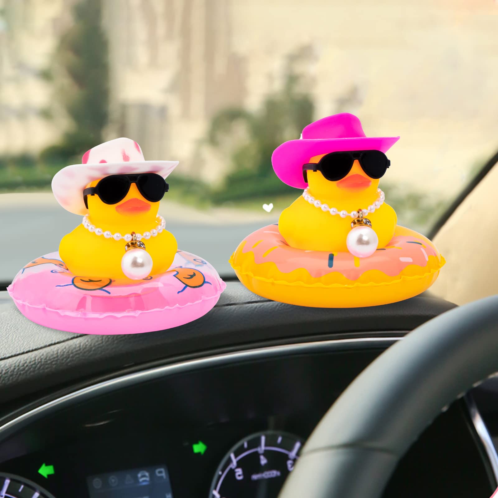 wonuu car décor kit with hat and accessories for quick styling
