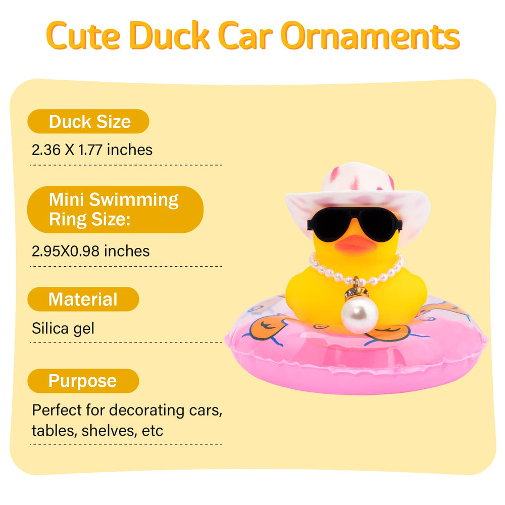 wonuu mini yellow duck size 2.36x1.77 inches for compact décor