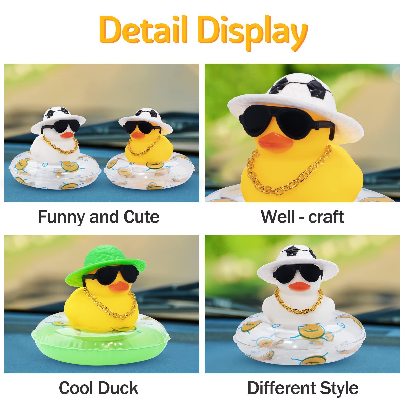 Wonuu duck with gold necklace offers chic dash detail