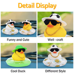 Wonuu duck with gold necklace offers chic dash detail
