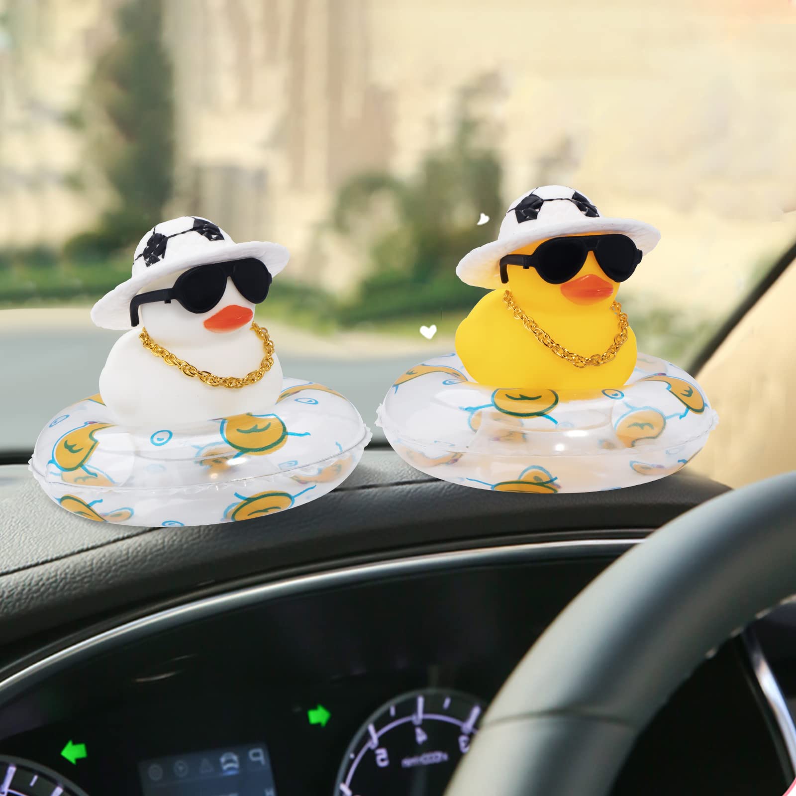 Wonuu car duck package shows complete decor kit contents