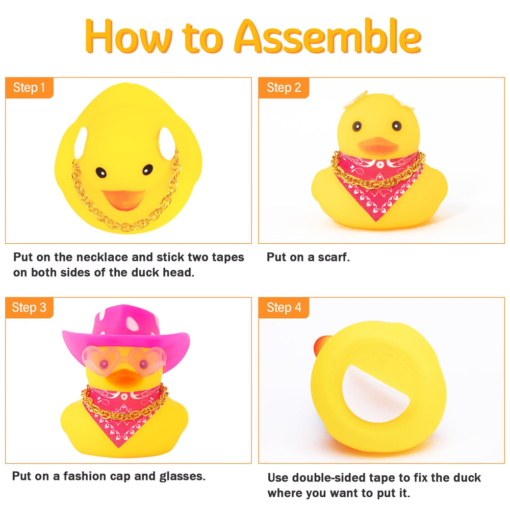 Wonuu multi purpose duck decor for car living room bedroom or desk