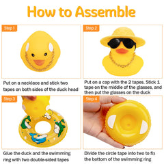 wonuu duck swim ring attachment adds playful detail to the base