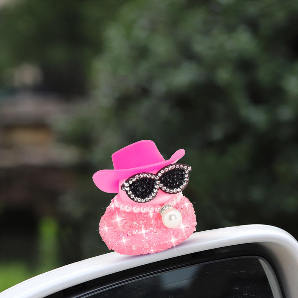 Wonuu Pink Diamond Rubber Duck made of non toxic silica gel is safe