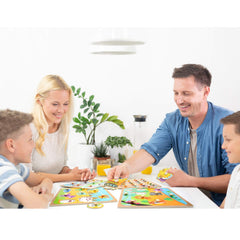 Wood City Animal Puzzle with animals supports vocabulary and cognitive play.