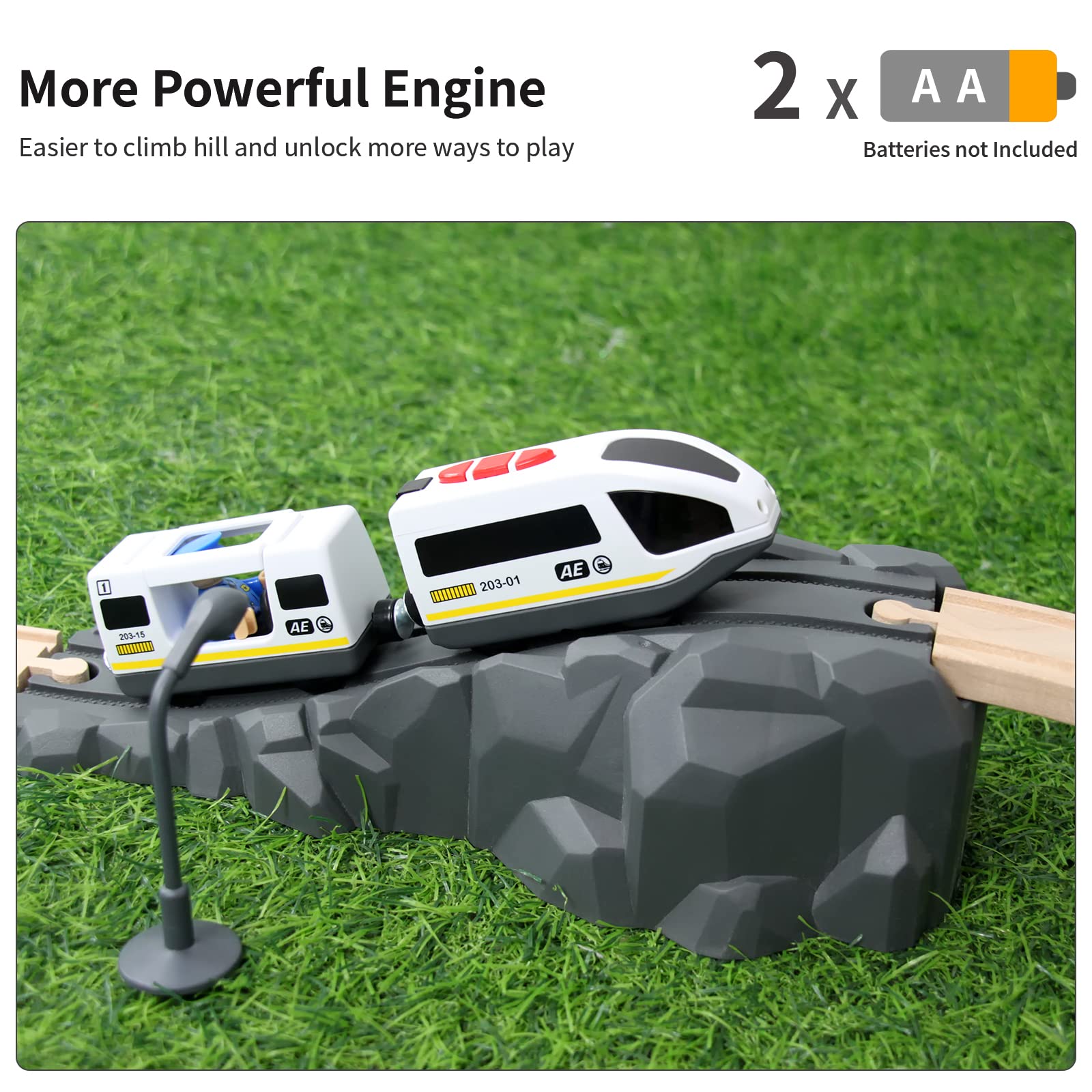 WOOD CITY magnets connect to Thomas Brio and Chuggington tracks