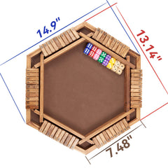 WOOD CITY Shut The Box packaging shown as gift-ready box.