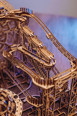 Wood Trick 678-piece wood model highlights complex assembly and craftsmanship