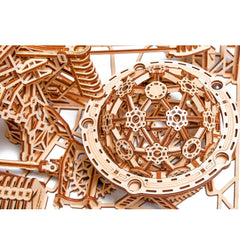Wood Trick battery-powered motor area hints at electric operation