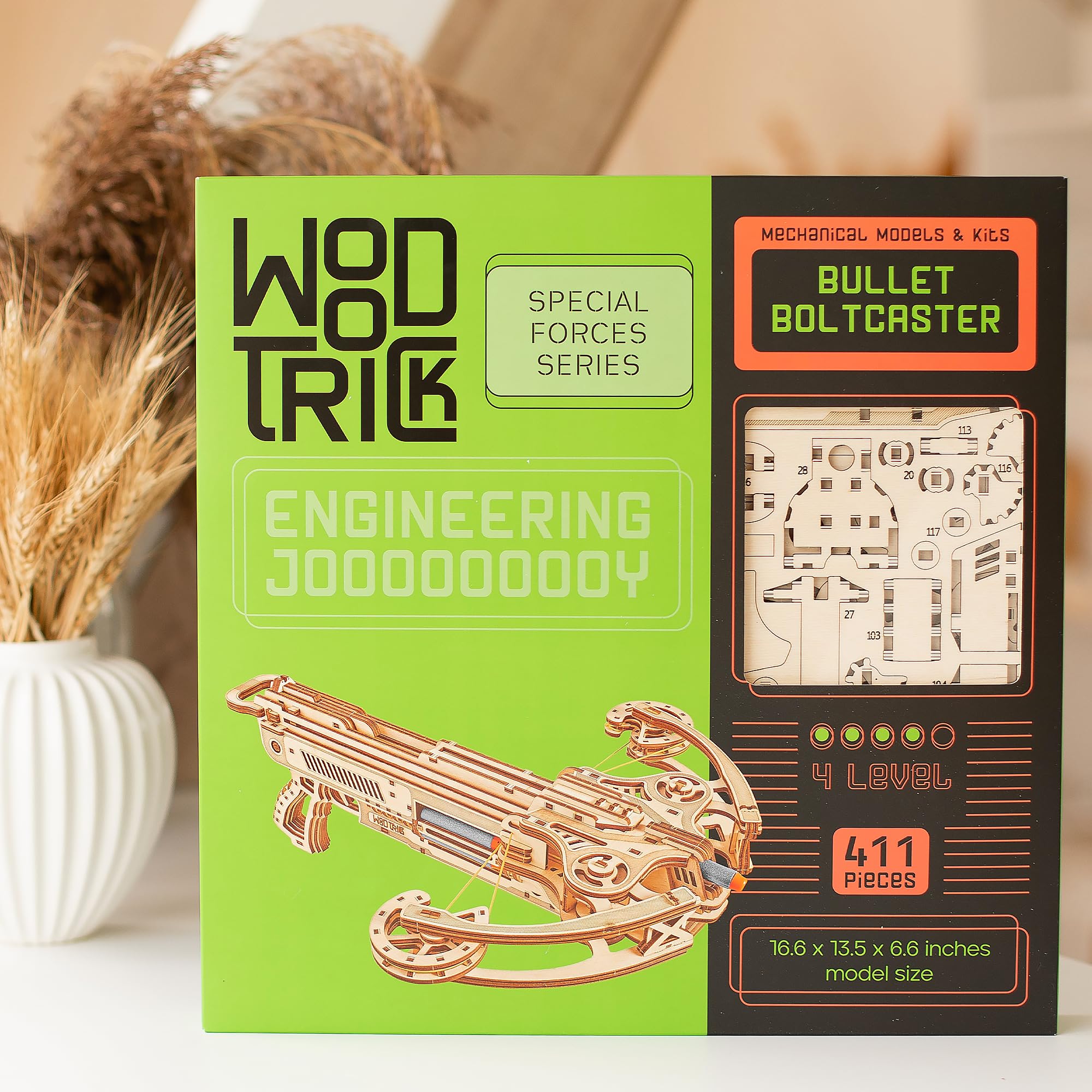 Wood Trick Bullet Boltcaster spring mechanism demonstrates safe mechanical action.
