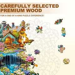 WOODBESTS puzzle features precision-cut edges for smooth fits and durable play.