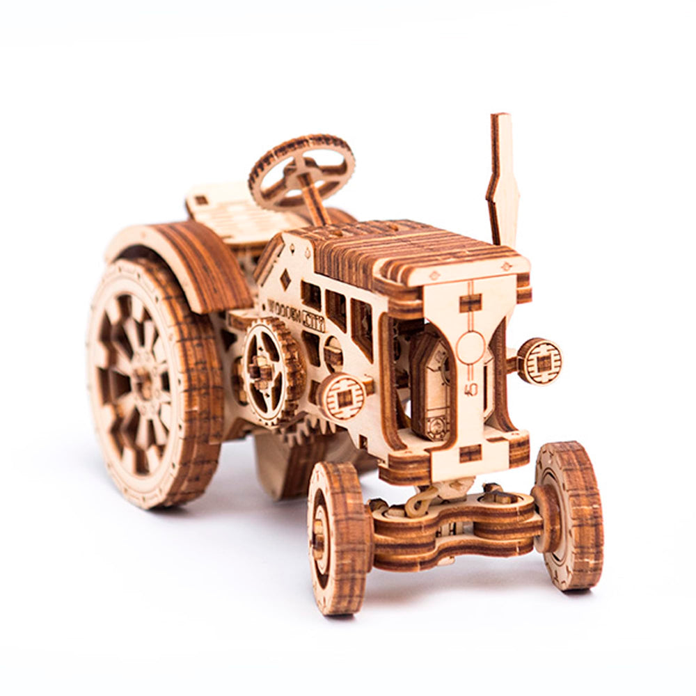 WOODEN.CITY Tractor 3D Puzzle birch plywood core and smooth edges